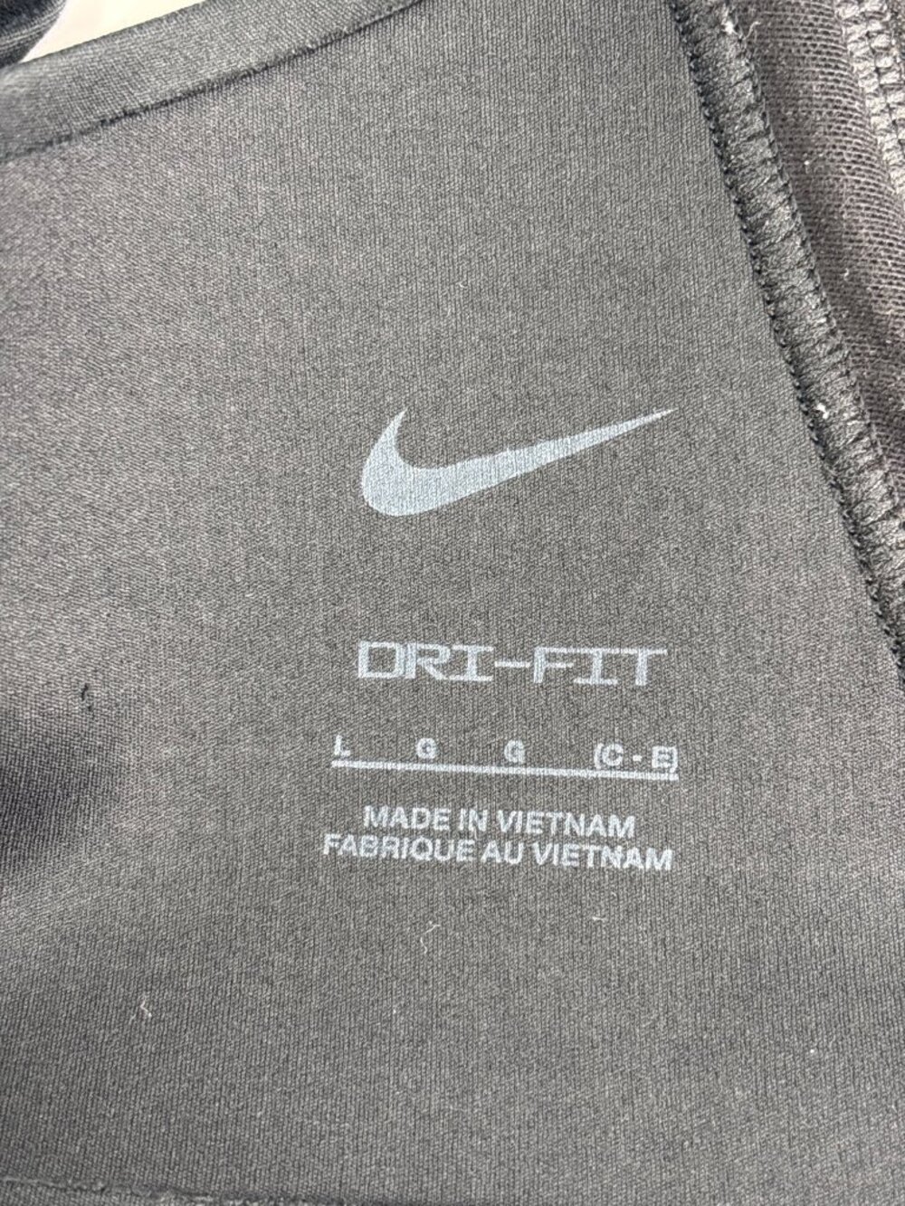 Nike Dri Fit Wireless Bra Black Size Large - Picture 3 of 3